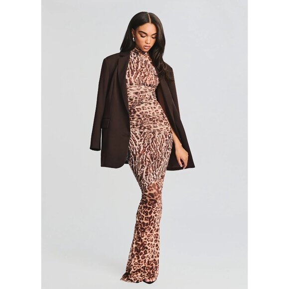 SER.O.YA Leopard Print Maxi Dress - Picture 12 of 16